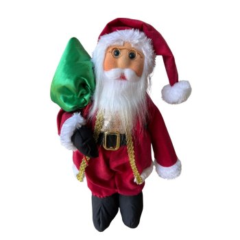 Papai Noel Em Pé Vermelho 45cm
