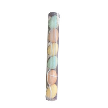 Ovos Decorativos 6cm Cores Variadas 6unidades