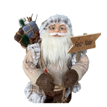 Papai Noel Rústico - 60 cm