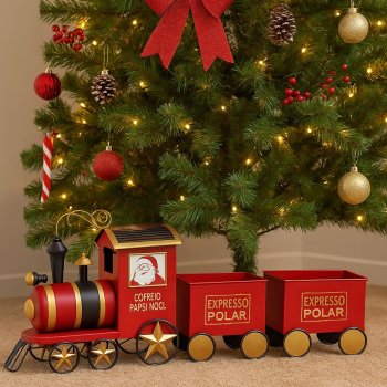 Trem Decorativo - Merry Christmas