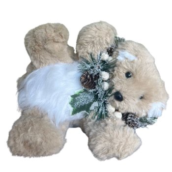 Enfeite Decorativo Urso de Natal - 16cm