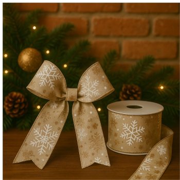 Fita Decorativa Estampada Merry Chrstimas - 9,14m