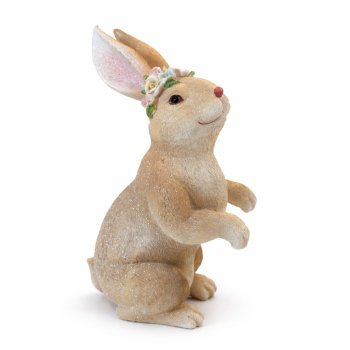 Coelho Decorativo 100% Resina 24cm