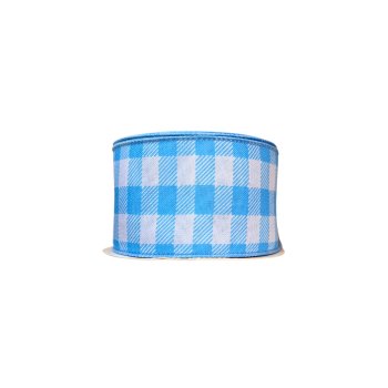 Fita Decorativa Azul Xadrez Pascoa 9,14m