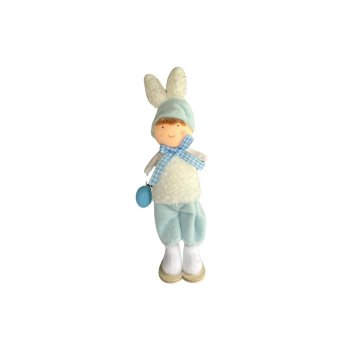 Enfeite Menino Coelinho 22cm