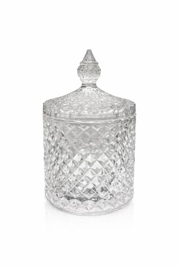 BOMBONIERE DE VIDRO 18CM