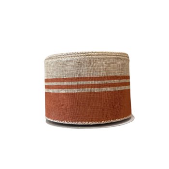 Fita DecorativaListtras Nude c/Terracota L 9,14m