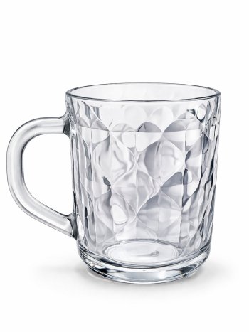 CANECA PYRAMNIDS DE VIDRO 245ML 1UN