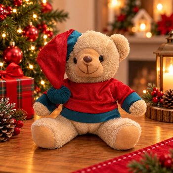 Urso Natalino 23,5cm