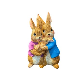 Familia de Coelinhos 15cm