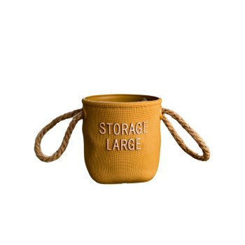 Vaso de Plastico STORE LARGE 10cm Cor Creme