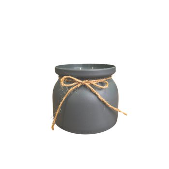 Vaso de Plastico Cor Cinza 8cm