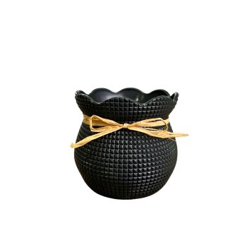 Vaso de Plastico Preto 9cm