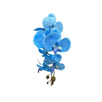 Haste De Orquidea 3D Azul 105cm