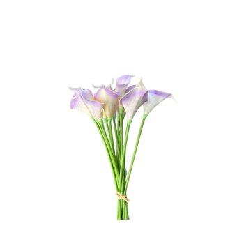 Buque de Cala Branco Com Lilas- Copo De Leite 35cm