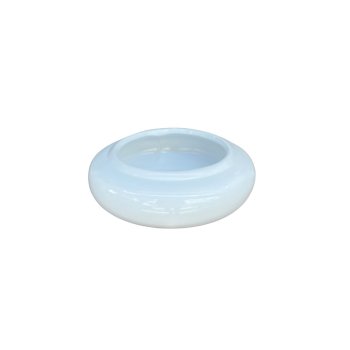 Vaso  Decorativo Equibana Baixo  Branco 6 cm