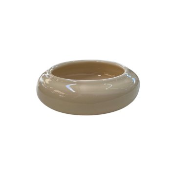 Vaso  Decorativo Equibana Baixo  Creme 6 cm