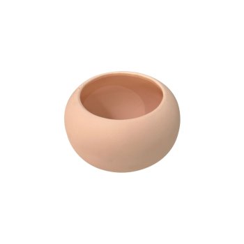 Vaso Decorativo Equibana Bojudo M Pessego Fosco 9cm