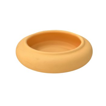 Vaso Decorativo Equibana Baixo G Amarelo Fosco 7cm