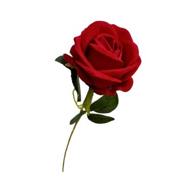  Botão De Rosas Vermelha 51cm