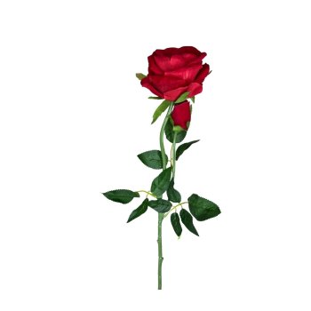 Botão de Rosa Vermelha 62cm