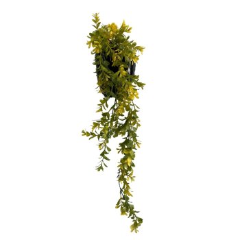 Pendente de Folhagem 65cm Amarelo com Verde