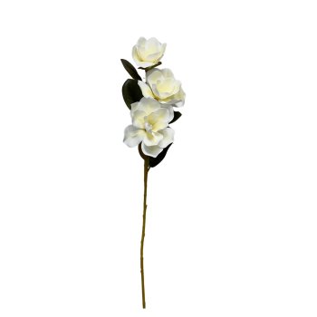 Flor de Magnolia Branca 80cm