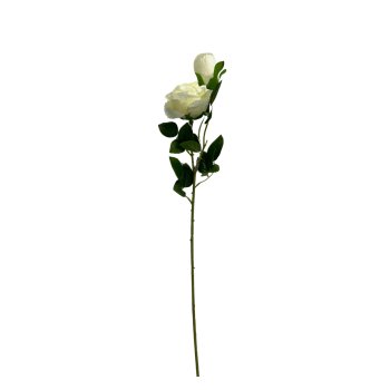 Botão De Rosa Branca 70cm