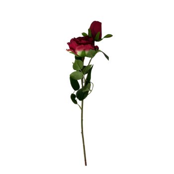Botão De Rosa Vermelha 70cm
