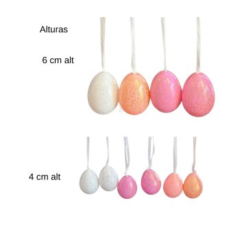 Ovinhos Decorativos 10 unidades de 4cm
