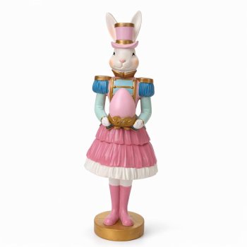 Enfeite Coelha Candy Decorativo 30cm 100% Resina