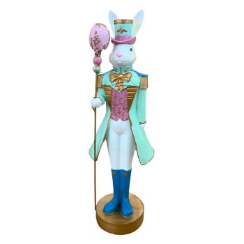 Enfeite Coelho azul 29cm