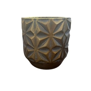 Vaso Decorativo Linske  Ouro 15,5cm