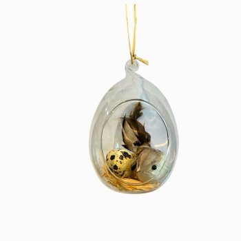 Pendente Decoarativo Ninho de Passarinho 12cm
