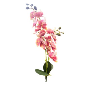 Flor De Orquidea Com Duas Hastes Amarela