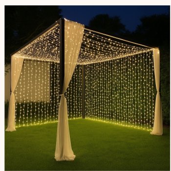 Pisca Led Cortina 3x 3 400 Leds 110v