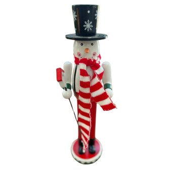 Soldado De Chumbo Quebra Nozes Boneco de Neve 39cm Decorativo