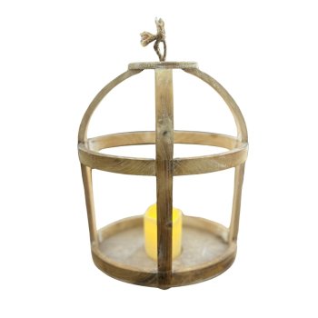 Lanterna DeCorativa Com Vela de Led Para Pendurar 38,5cm