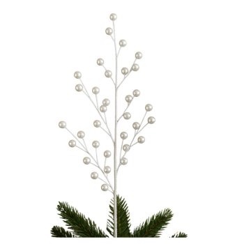 Galho Natalino Perola 70cm