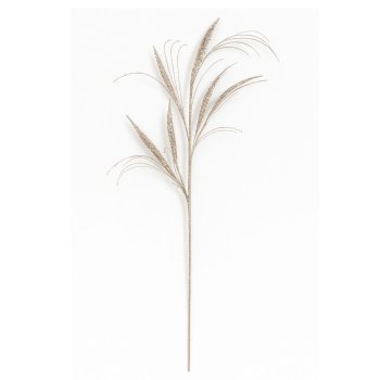 Galho Ponteira Natalino Decorativo Com Glitter 80cm
