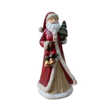 Enfeite de Natal Papai Noel De Resina 20cm