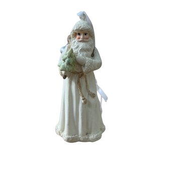 Enfeite De Natal Papai Noel De Resina 12cm