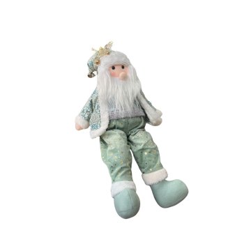 Boneco Papai Novel De Pelucia Sentado Verde Menta 60cm
