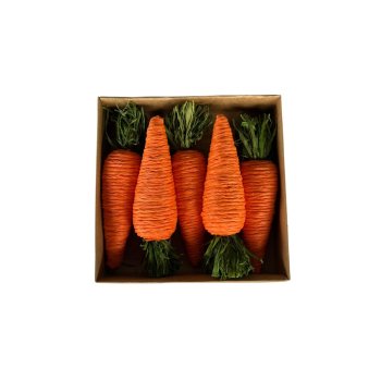 kit Cenoura  Decorativa c/ 5 peças