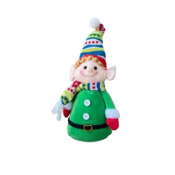 Boneco Duende Fica em Pé 30cm Verde