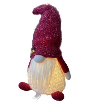 Gnomo de Pelúcia com Luz na Barriga – 32cm