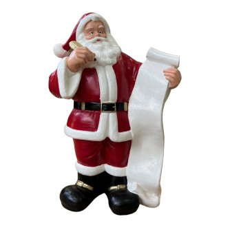 Papai Noel de Borracha 30cm