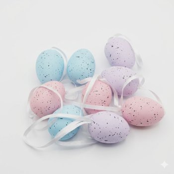 Ovos Decorativos c/ 9unidades Para Pendurar