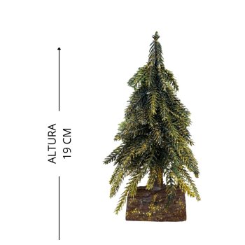 Enfeite de Àrvore Natal De Madeira 19cm