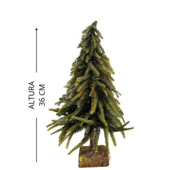 Enfeite Àrvore Natal De Madeira 35cm